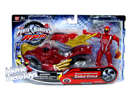 Power Rangers RPM Racing Performance Eagle Cycle (Red Ranger) Action Figure