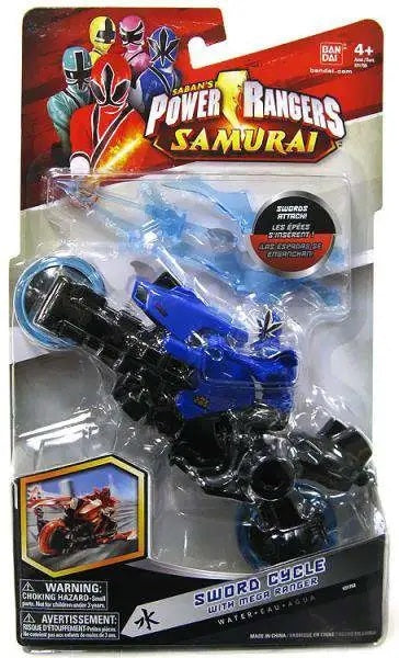 Power Rangers Samurai Water Sword Cycle with Mega Ranger Action Figure(Blue)