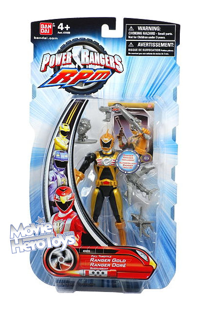 Power Rangers RPM Ranger Gold Action Figure