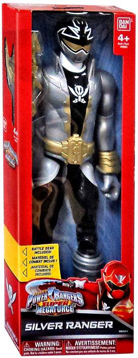 Power Rangers Super Megaforce Silver Ranger Deluxe Action Figure