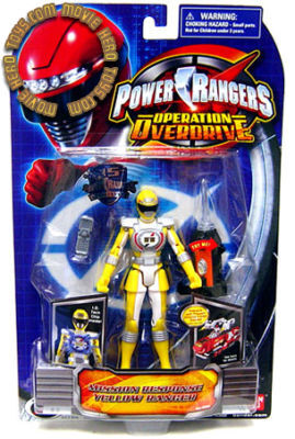 Power Rangers Operation Overdrive Mission Response Yellow Ranger Action Figure