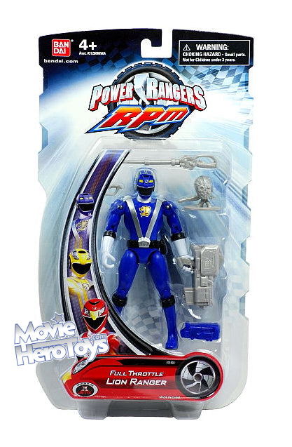 Power Rangers RPM Full Throttle Lion Ranger Action Figure