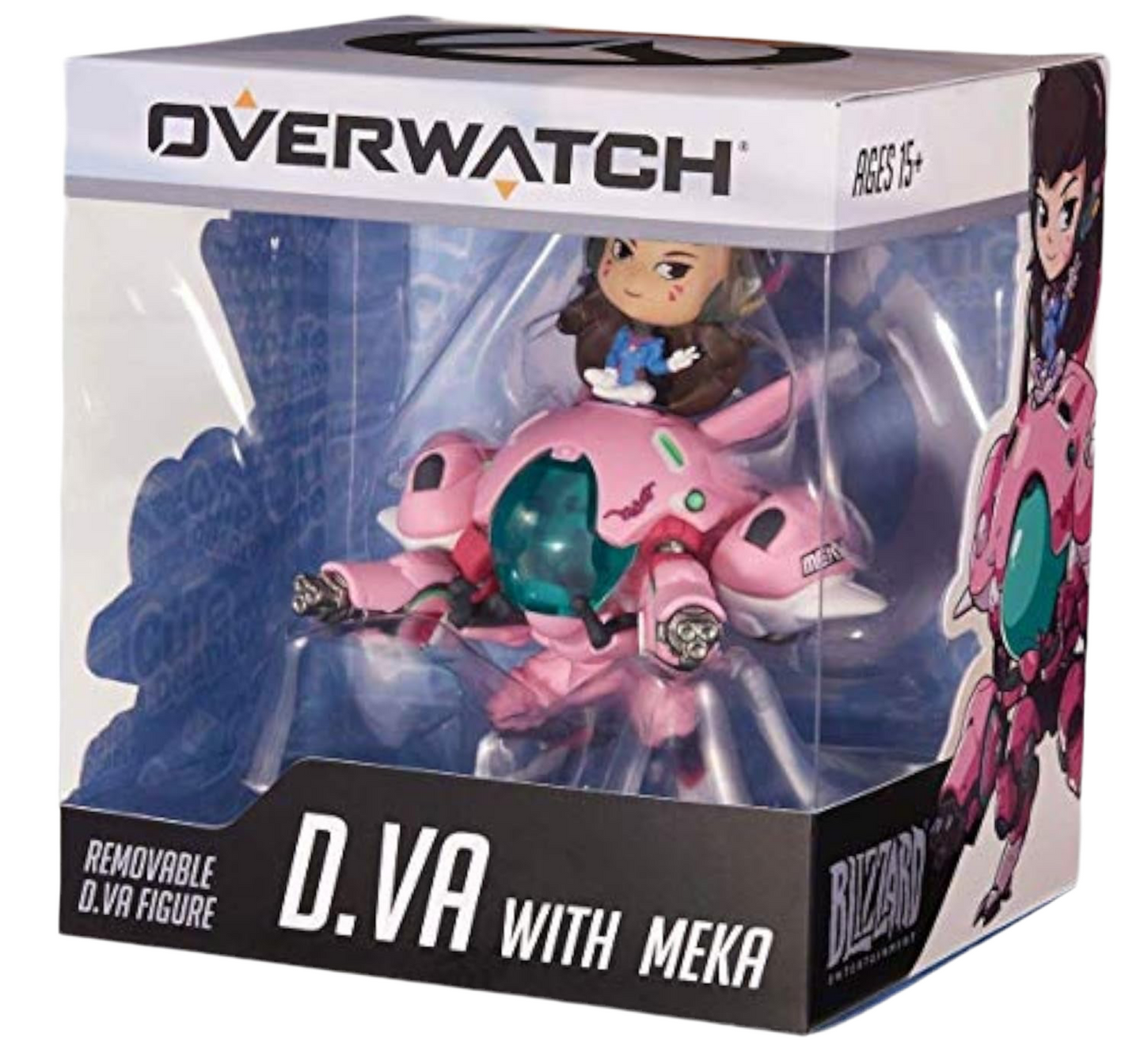 Overwatch Cute But Deadly D.VA with Meka, Removable D. VA Figure