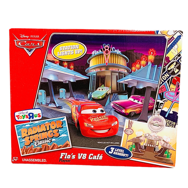 Disney Pixar Cars FLO'S V8 CAFE Playset Radiator Springs Classic