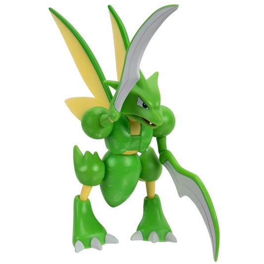 Pokémon PKW0167 Feature 4.5-Inch Scyther Battle Figure with Chop Attack Arms
