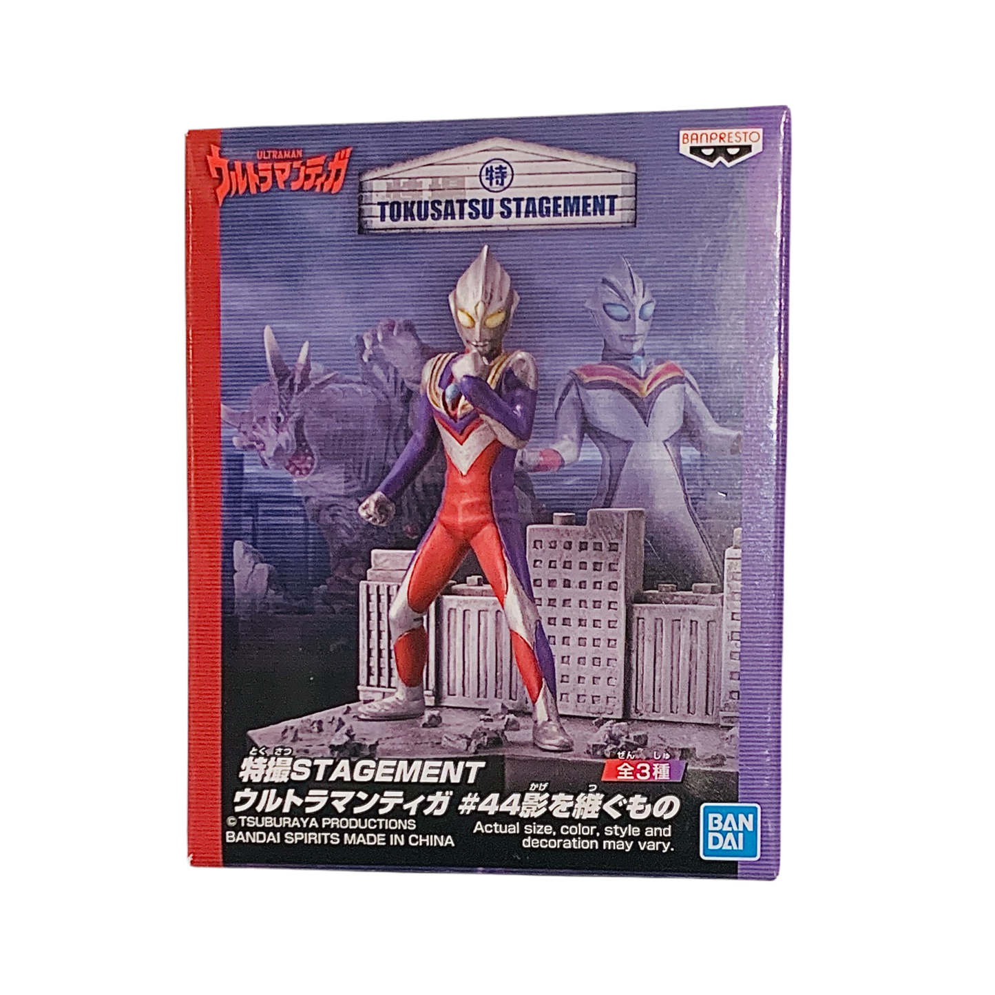 Banpresto Ultraman Tiga 25th T.D.G Anniversary Special Effects Stagement Tiga Statue