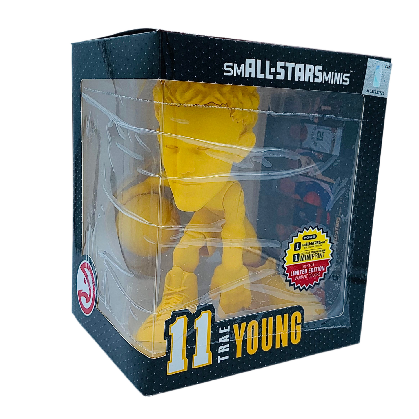 NBA smALL-STARS Minis - Trae Young #11  Hawks 6" Yellow Statue “Chase”