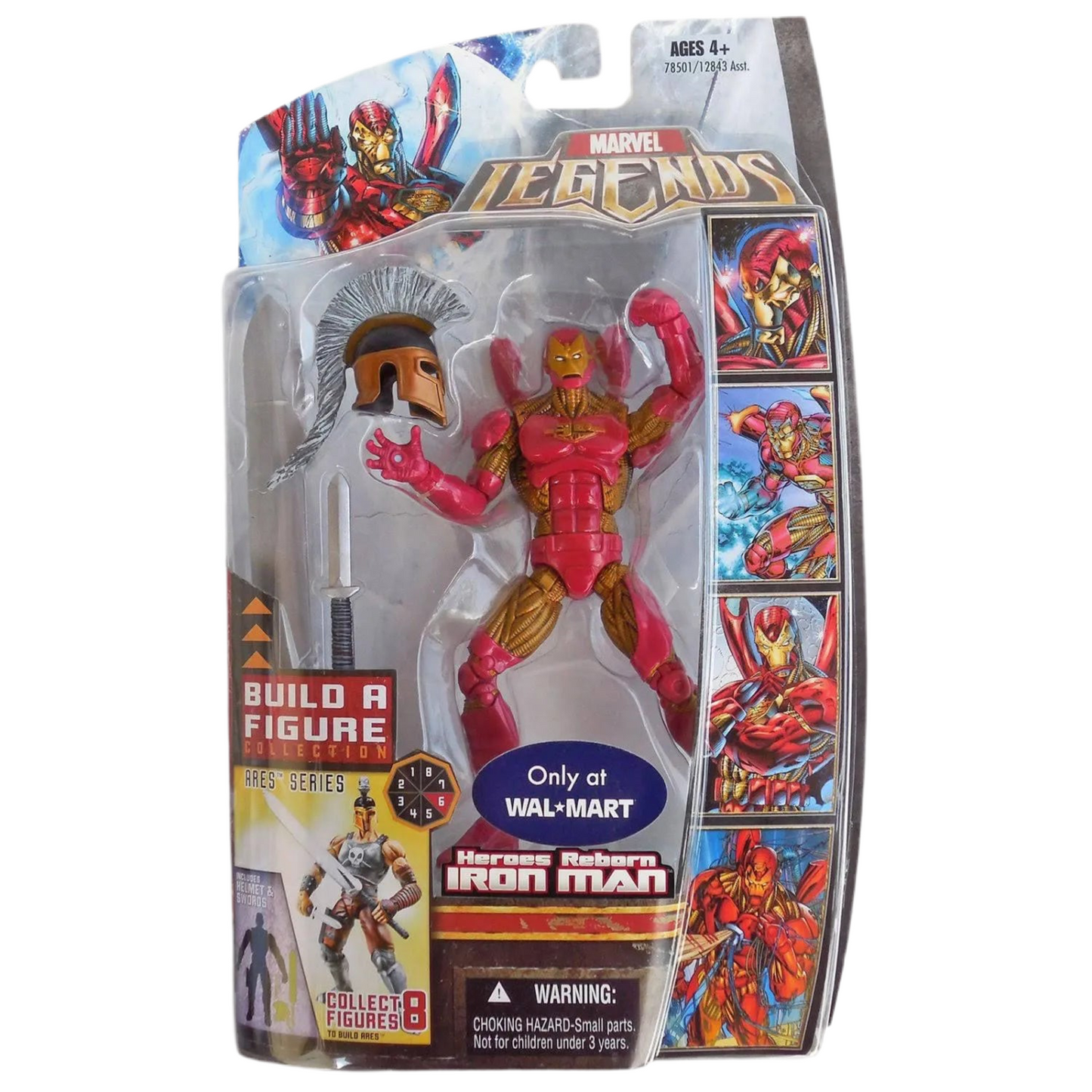 Marvel Legends Ares Build A Figure Heroes Reborn Iron Man Exclusive