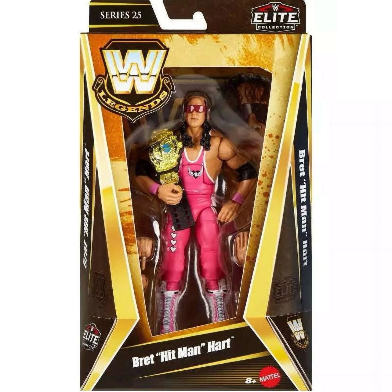 WWE Wrestling Legends Series 25 Bret Hit Man Hart Action Figure