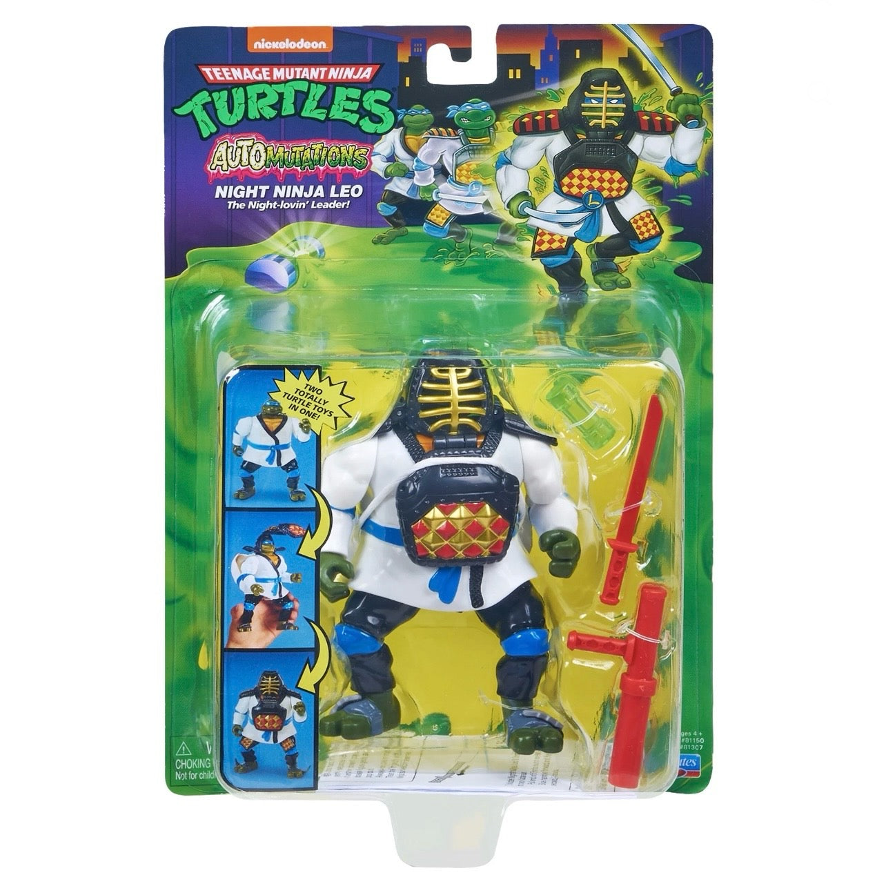 Teenage Mutant Ninja Turtles Auto Mutations Leonardo Action Figure