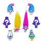 Trolls Mineez Collectible Dolls with Exclusive Finishes, Glam Together 8 Pack