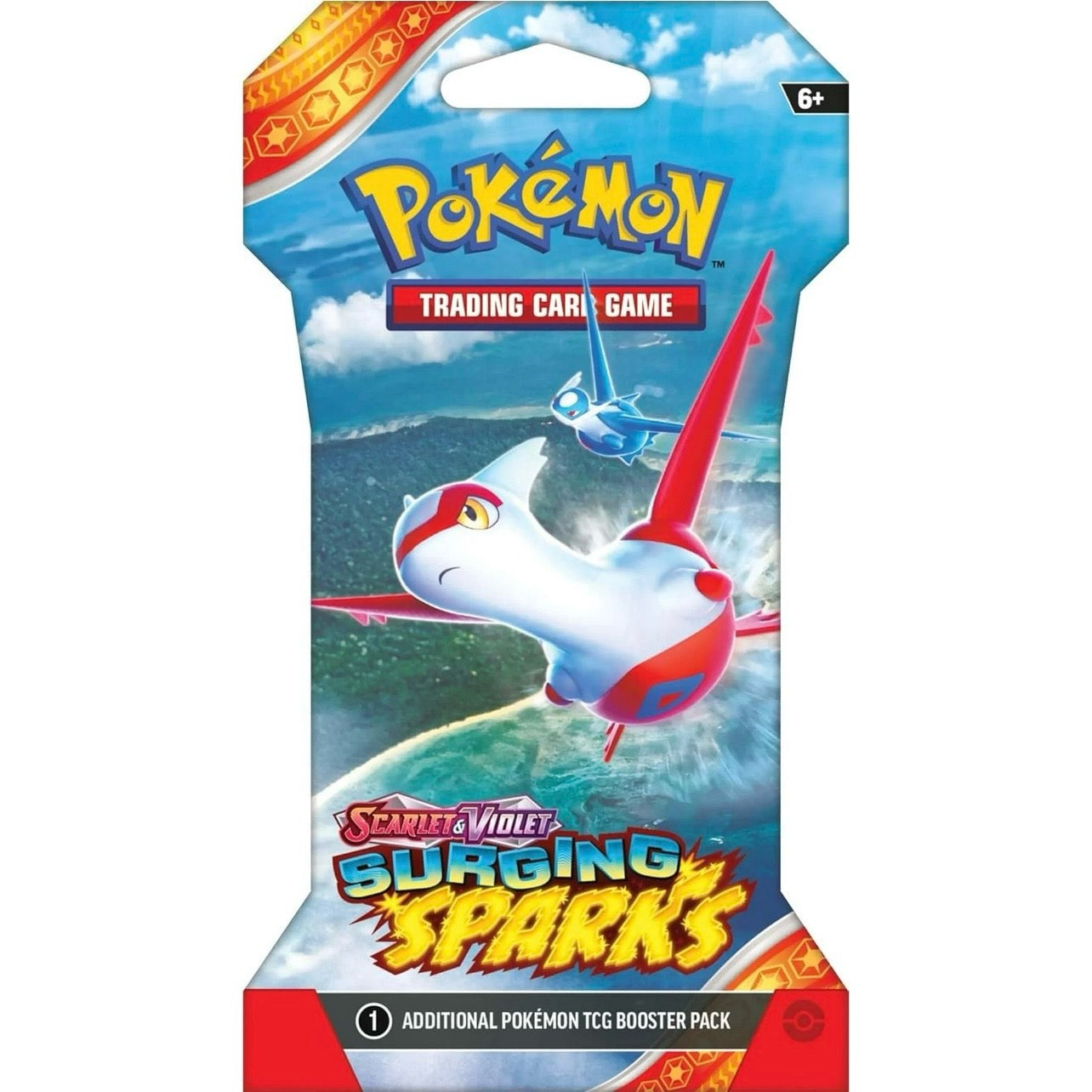 Pokémon S&V Sleeved Surging Spake’s Booster Pack x 1 (Random Art)