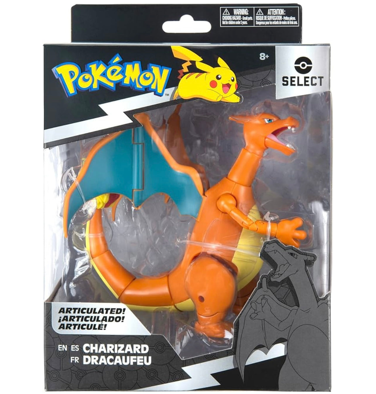 Pokémon Charizard, Super-Articulated Deluxe 6-Inch Action Figure