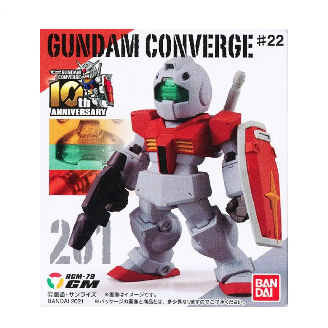 Gundam Converge 10th Anniversary 22 RGM-79 GM Figure #261