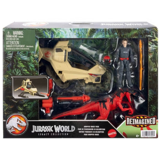 Jurassic World Legacy Collection Reimagined Chopper Chase Pack.