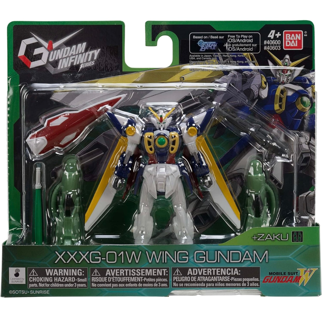 Bandai America - Gundam Infinity 4.5 Wing Gundam Action Figure