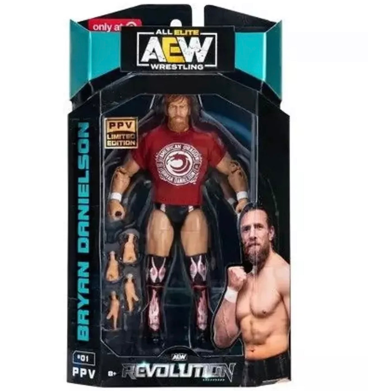 AEW Revolution Bryan Danielson Wrestling Exclusive PPV Limited Edition Action Figure