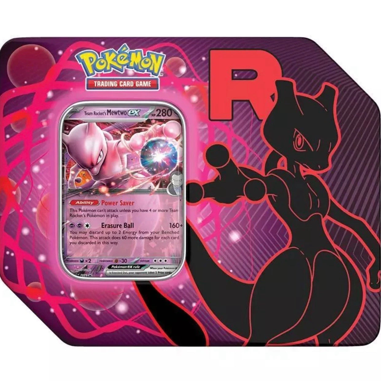 Pokémon Trading Card Destined Rivals Team Rocket Tin