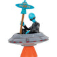 Fortnite Human Bill (EMOTE Series) - 4-inch Articulated Figure with Lil’ Saucer Emote Vehicle and Flying Slasher Accessory