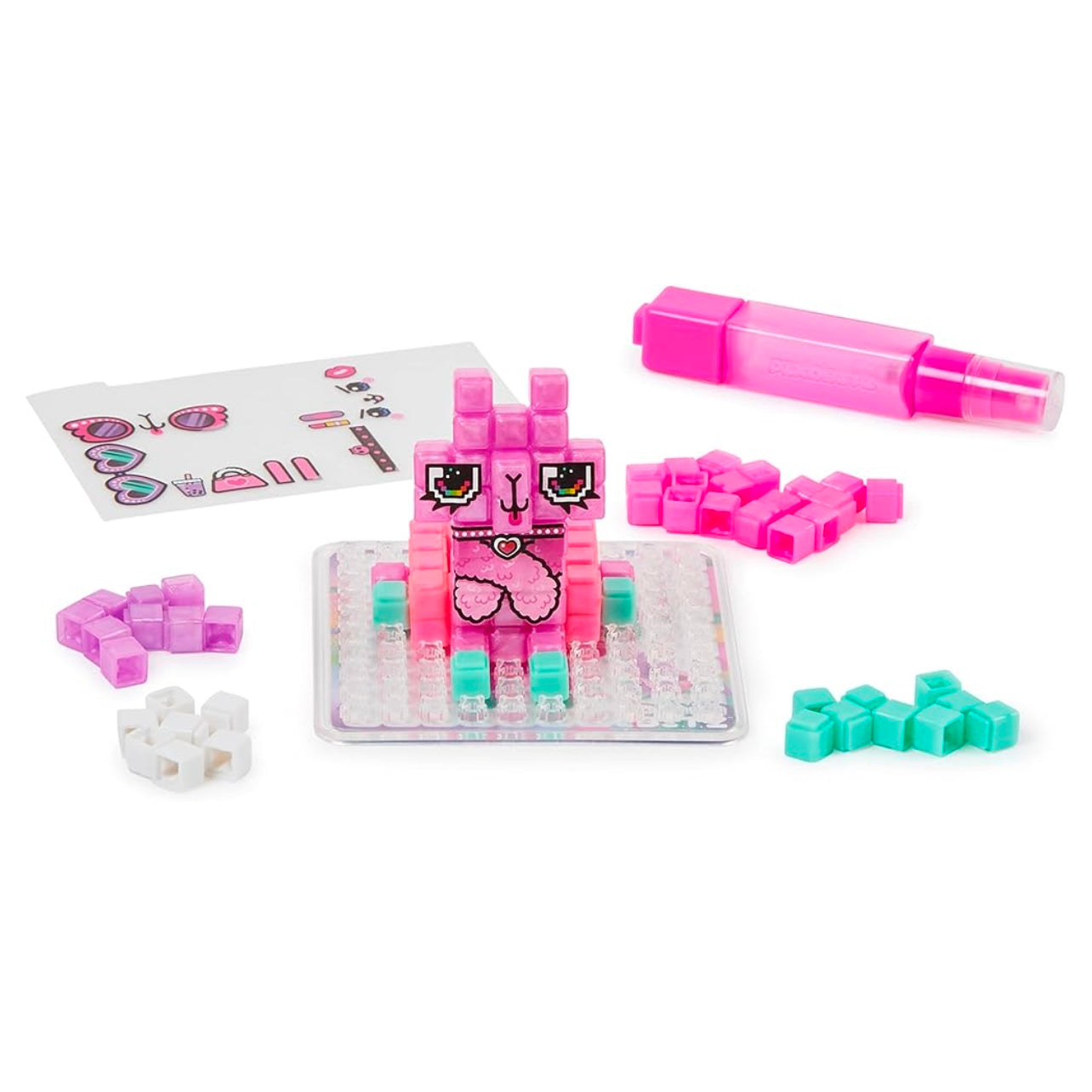 Pixo Bitz Metallic Pack with 156 Exclusive Water Fuse Beads, Decos and Accessories