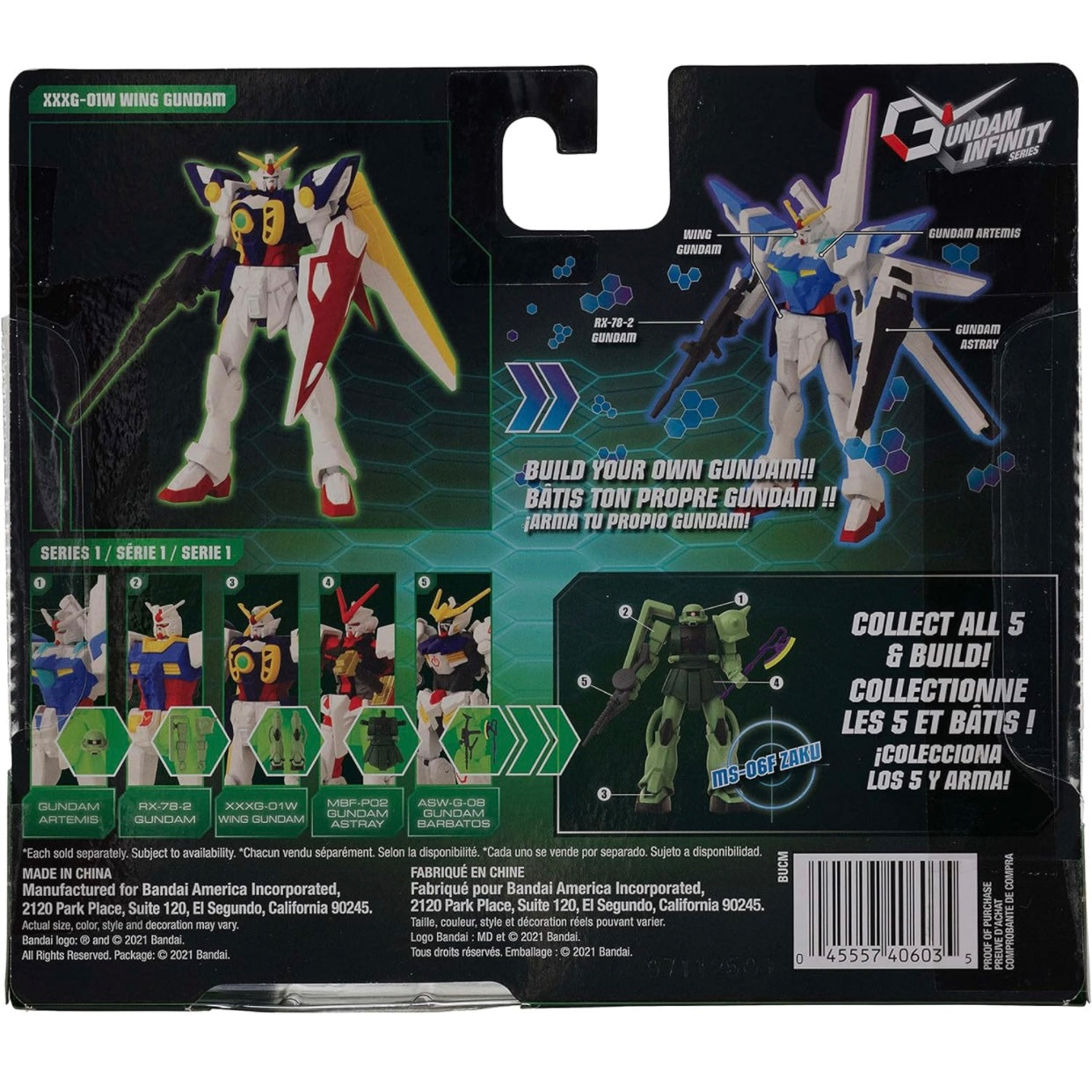 Bandai America - Gundam Infinity 4.5 Wing Gundam Action Figure