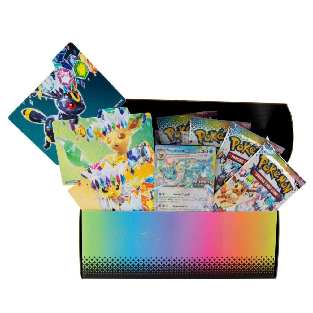 Pokémon Surprise Box Trading Card Scarlett & Violet 8.5 Prismatic Evolutions