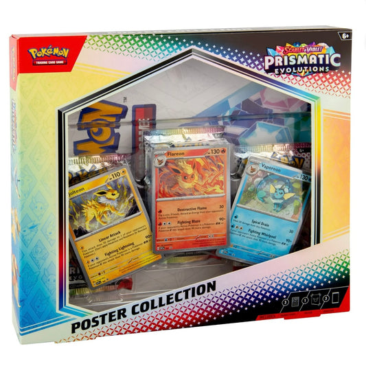 Pokémon Cards Scarlet & Violet 8.5 Prismatic Evolutions Poster Collection