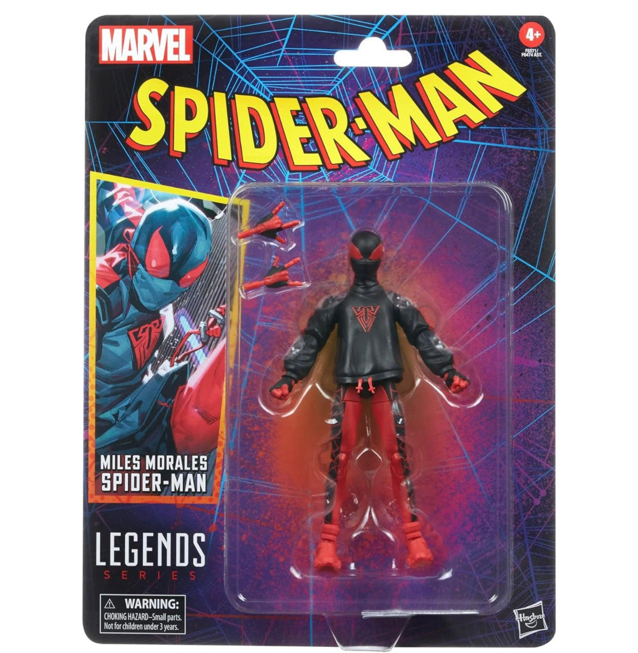 Marvel Legends Series Spider-Man Miles Morales Spider-Man 6-in Action Figure