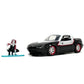1990 Mazda Miata w/Ghost Spider Figure, Spiderman - Jada Toys 1:32 Scale Die-cast Figure