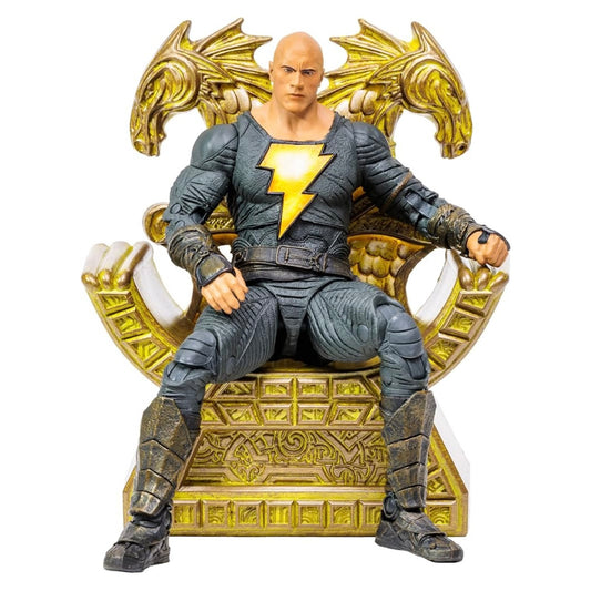 McFarlane - DC Black Adam Movie 7” Figures Black Adam Variant with Throne