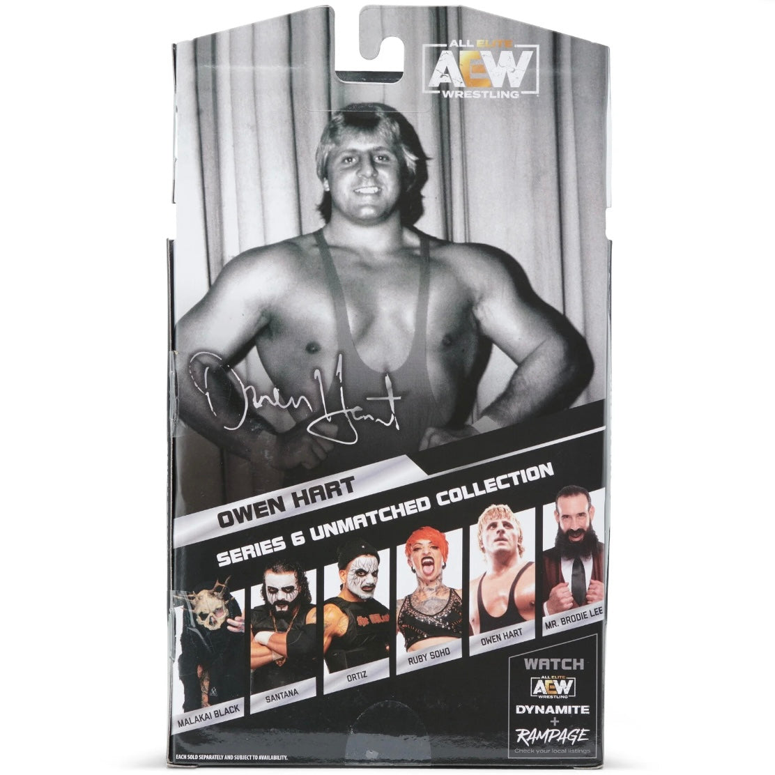 AEW Unmatched Collection Owen Hart Series 6 #47 Chase Edition action figure