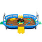 Monster Jam, Monster Dirt Arena 24-inch Playset with 2lbs of Monster Dirt and Exclusive 1:64 Scale Die-Cast Monster Jam Truck