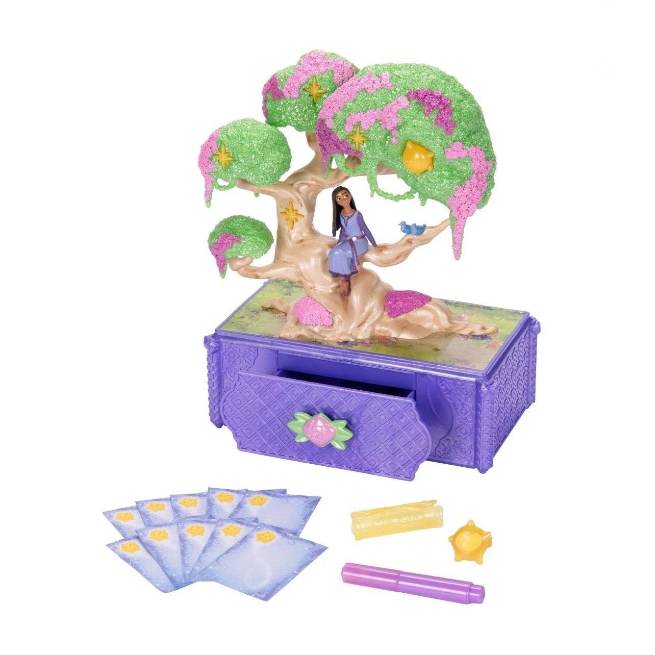 Disney Wish Asha Wish Tree Keepsake Box Sings Song