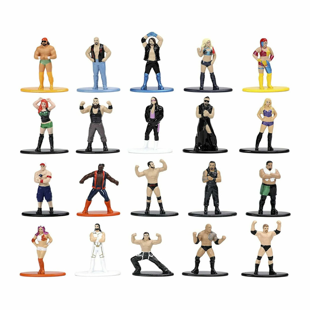 Jada Toys WWE Series 1 Nano Metalfigs 20 Pack Collector's Set