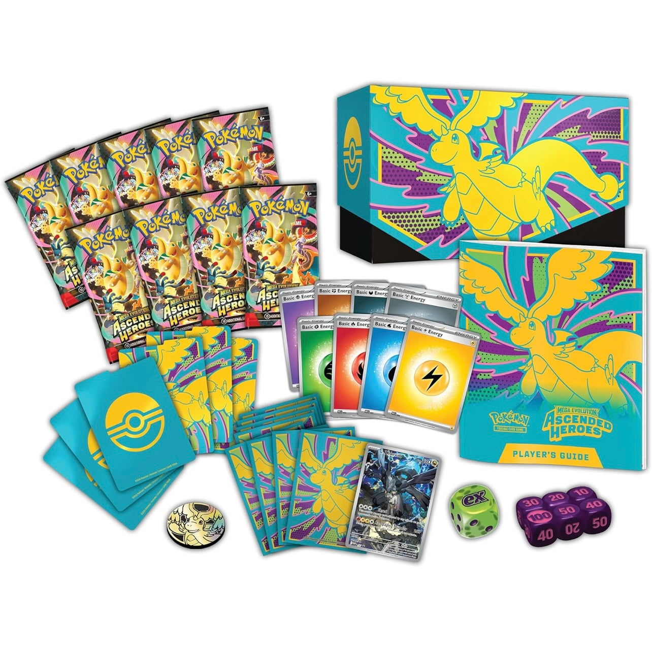 Pokémon Card Mega Evolution Ascended Heroes Pokémon Center Elite Trainer Box (Exclusive)