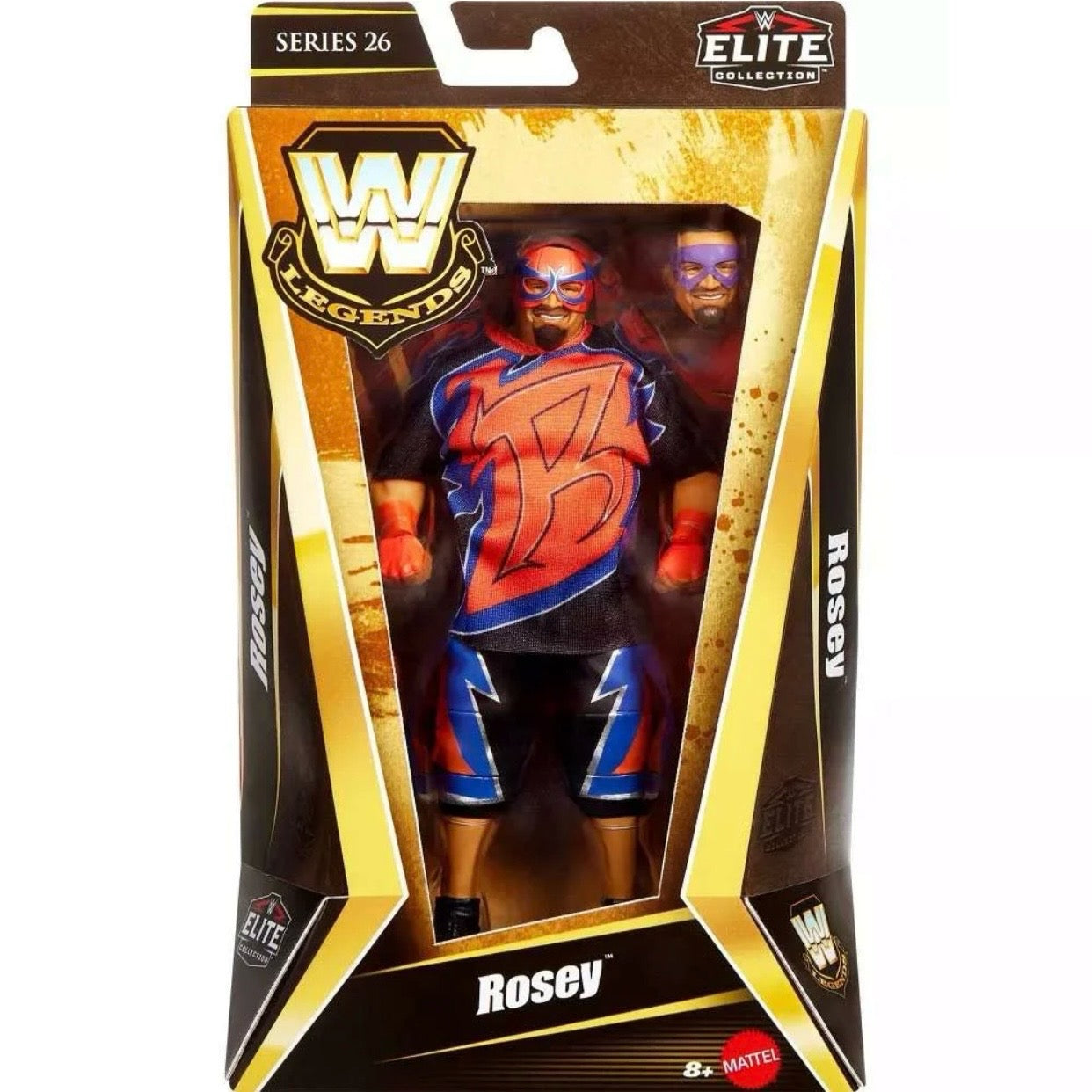WWE Wrestling Legends Series 26 Rosey & accessories Action Figure