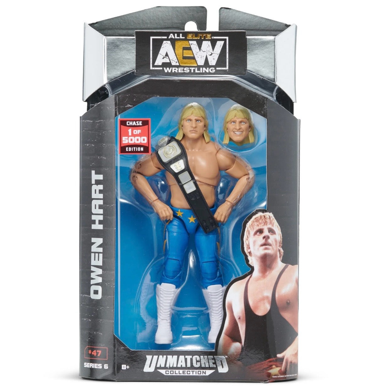 AEW Unmatched Collection Owen Hart Series 6 #47 Chase Edition action figure