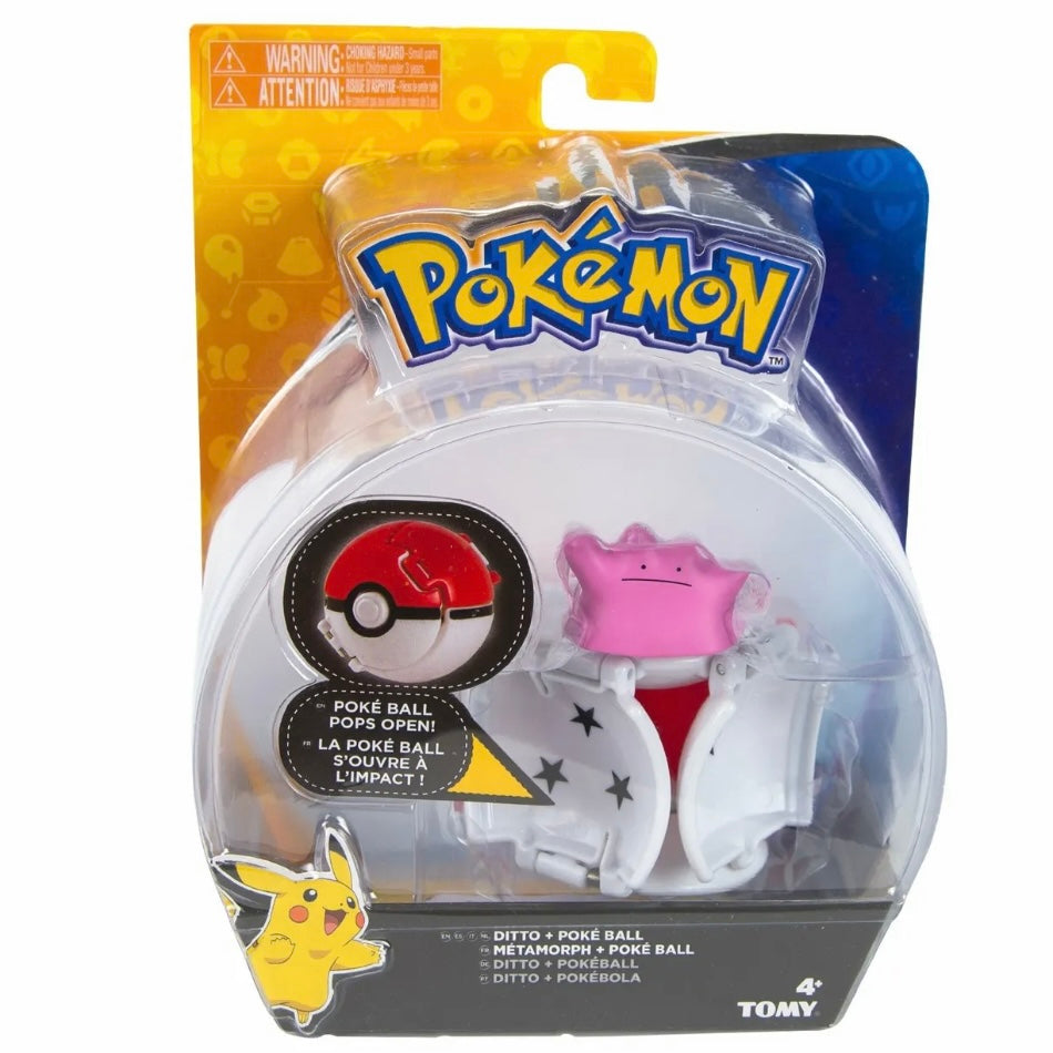 Pokémon Throw 'N' Pop Poké Ball Ditto And Poké Ball