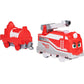 Mighty Express, Rescue Red Motorized Toy Train with Working Tool and Cargo Car