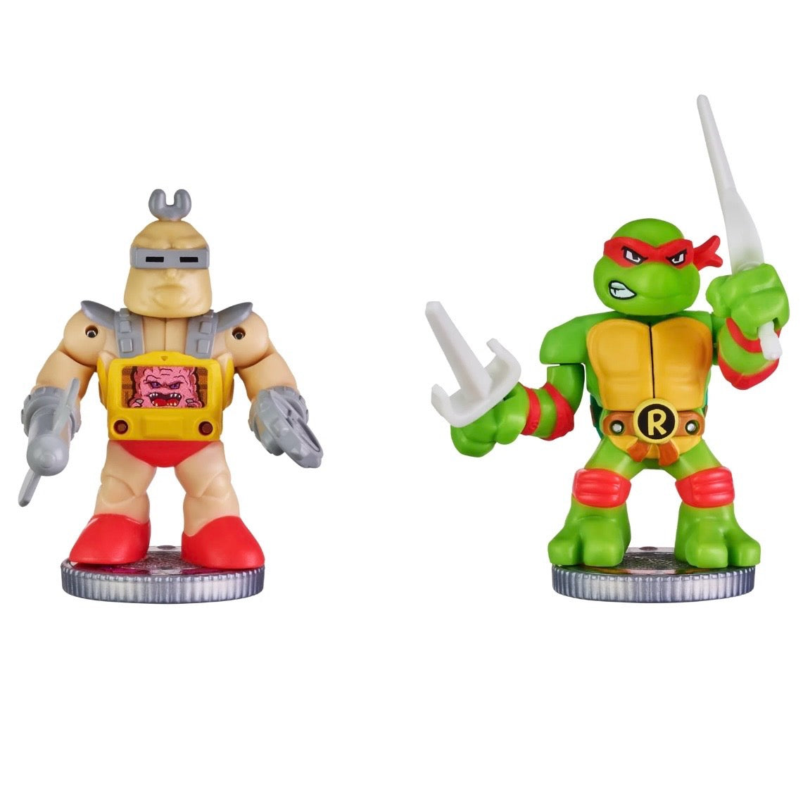 Akedo Teenage Mutant Ninja Turtles Mini Battling Warriors Raphael vs Krang Pack,
