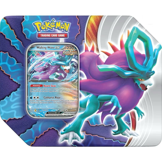 Pokémon Trading Card Games Paradox Clash Tin Walking Wake Tin
