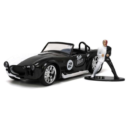 Jada Toys DC Comics Two-Face & 1965 Shelby Cobra 427 1:32 Scale Die-Cast
