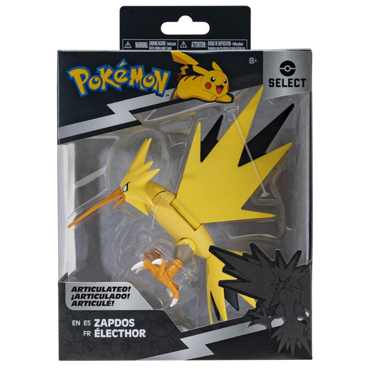 Pokémon Select Series 2 Collectible Zapdos Action Figure, 6"