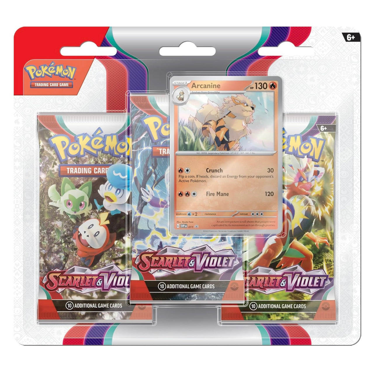Pokémon TCG: Scarlet & Violet 3-Pack Blister (Random Promo)