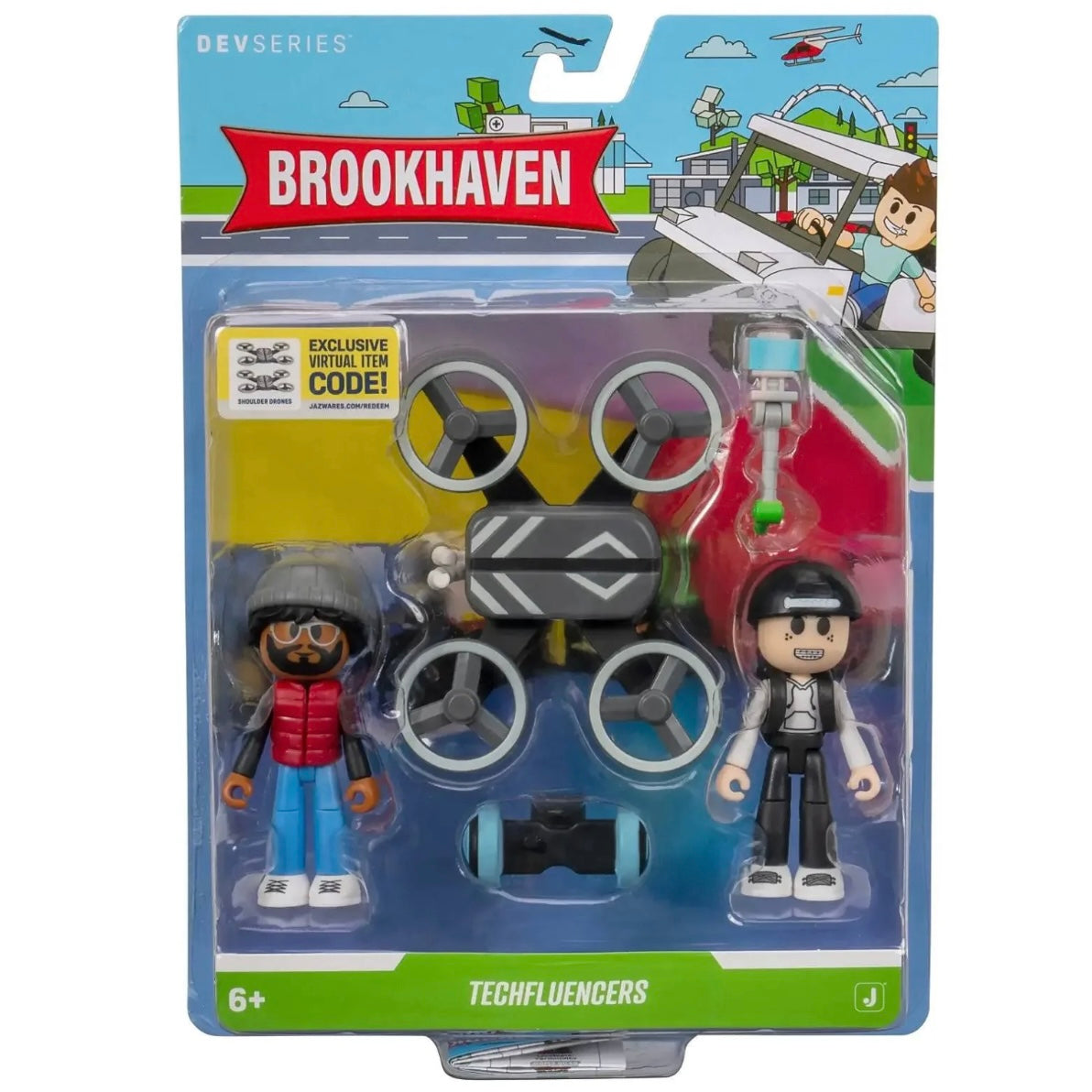 Roblox DEVSeries Brookhaven Techfluencers action figure set