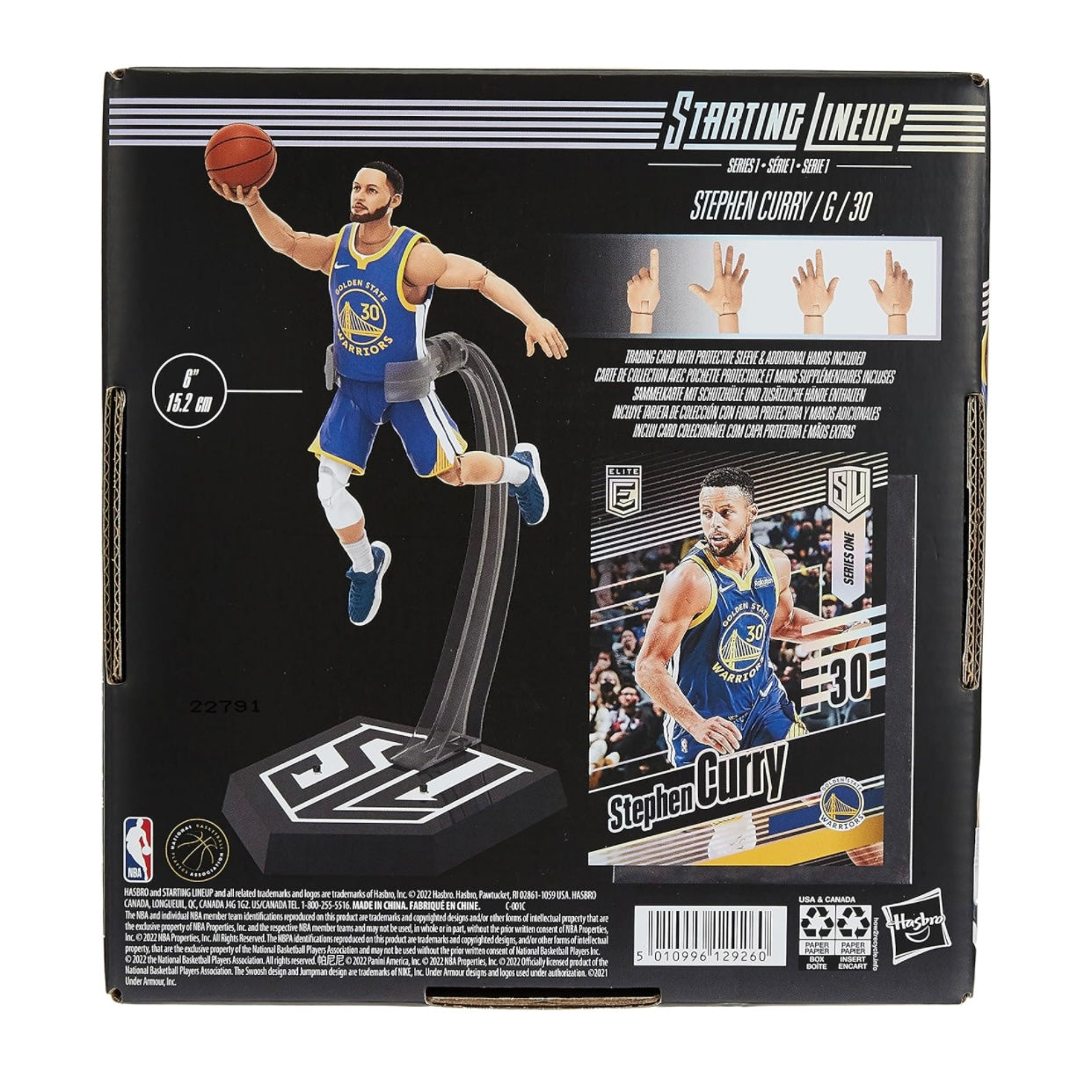 Starting Lineup Stephen Curry (Golden State Warriors) NBA Action Figure