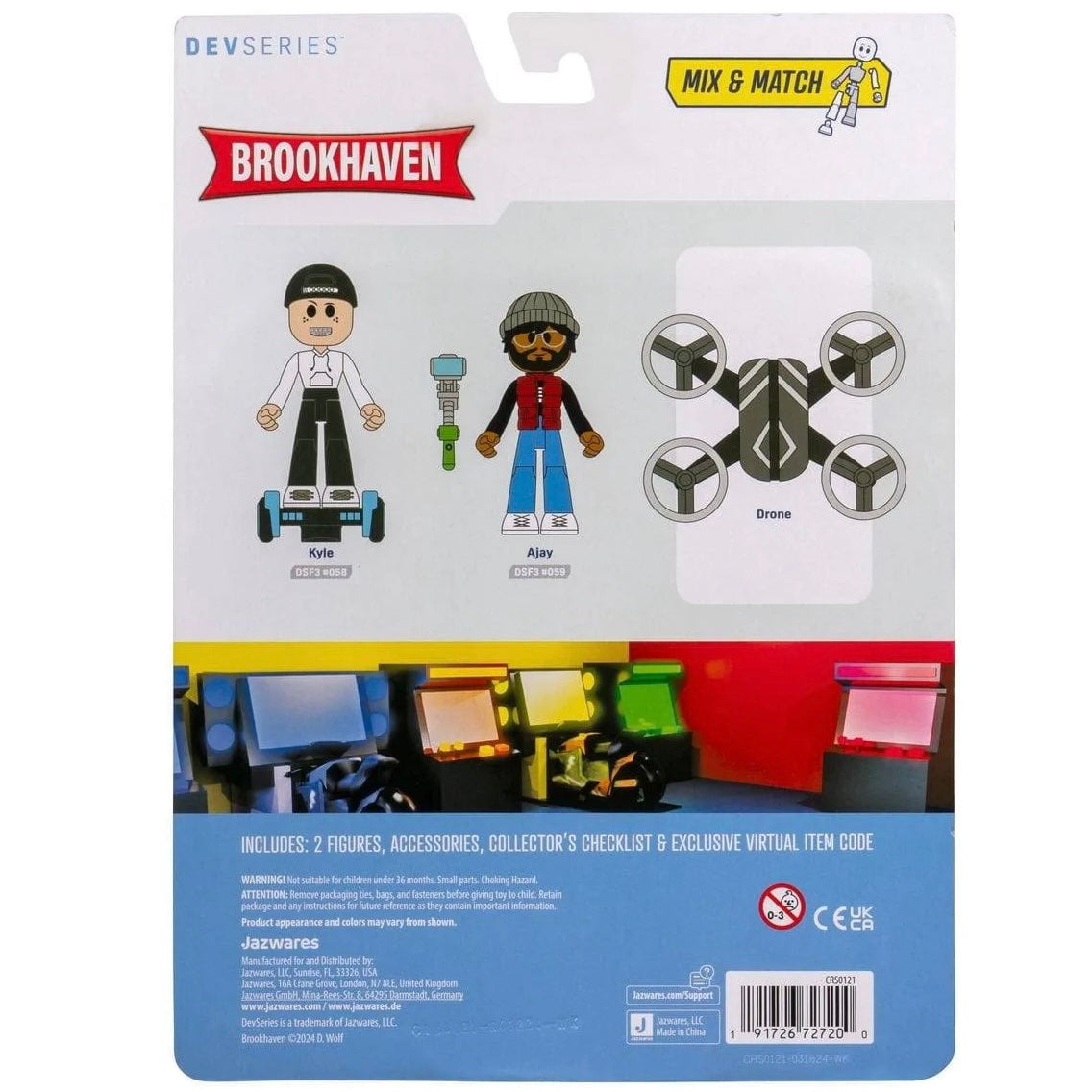 Roblox DEVSeries Brookhaven Techfluencers action figure set