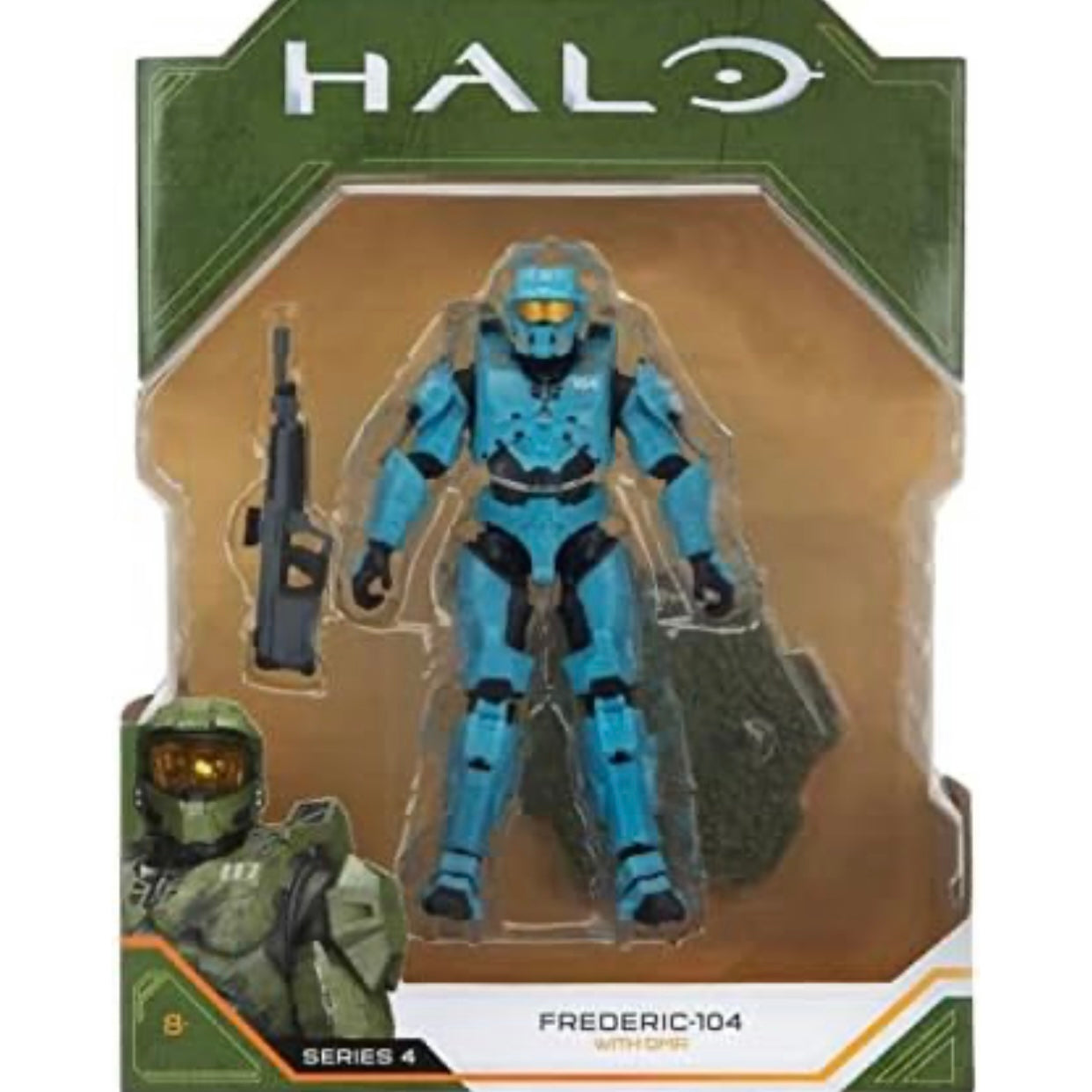 Halo Infinite World of Halo 4" Figures Series 4 Frederic-104 with DMR Action Figure