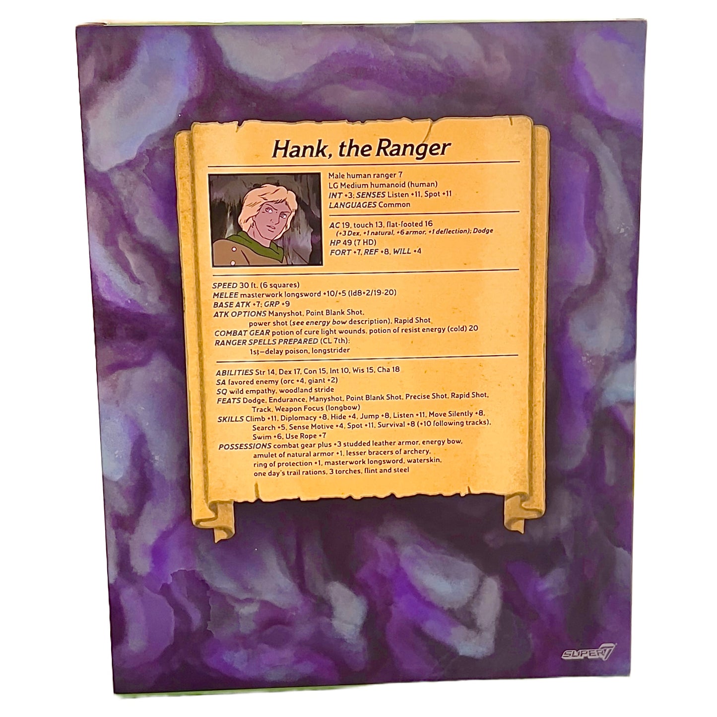 Dungeons & Dragons ULTIMATES! Hank the Ranger action figure,