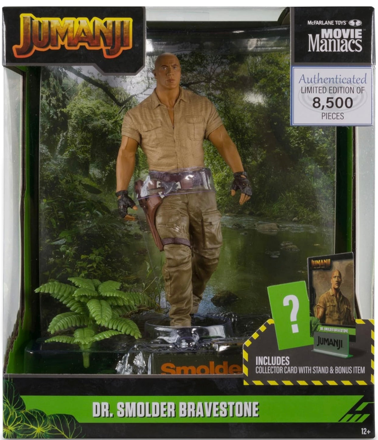 McFarlane Toys - Movie Maniacs Smolder Limited Edition (Jumanji) 6-inch Posed Figure